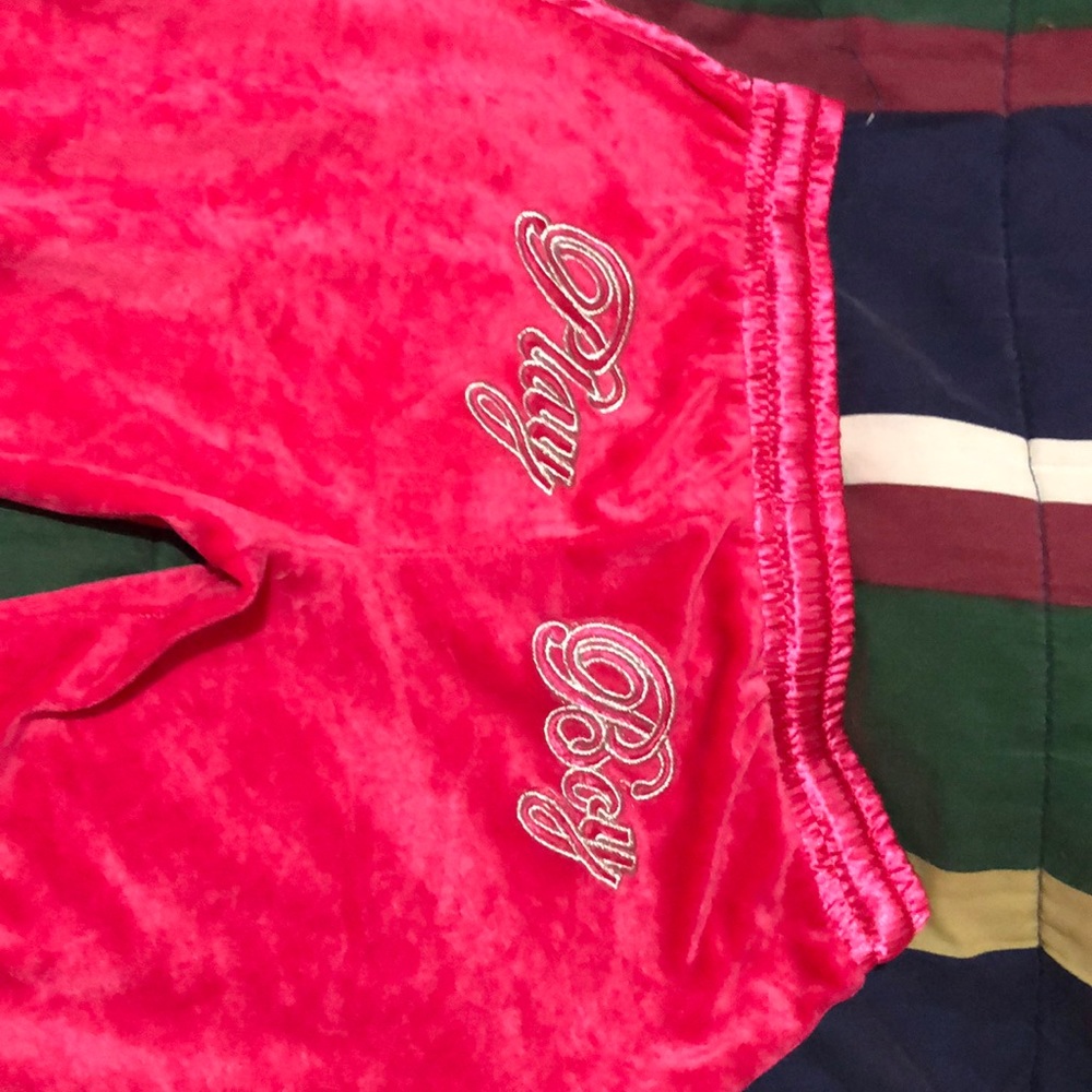 AUTHENTIC playboy velour tracksuit